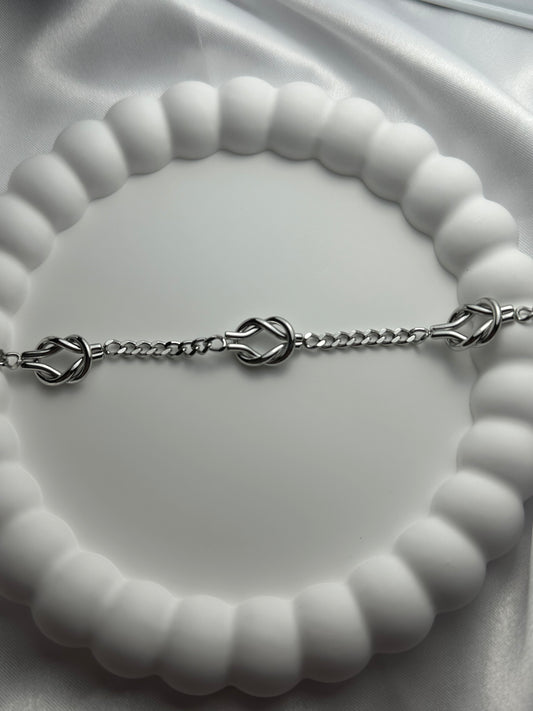 Armband - small chain zilver